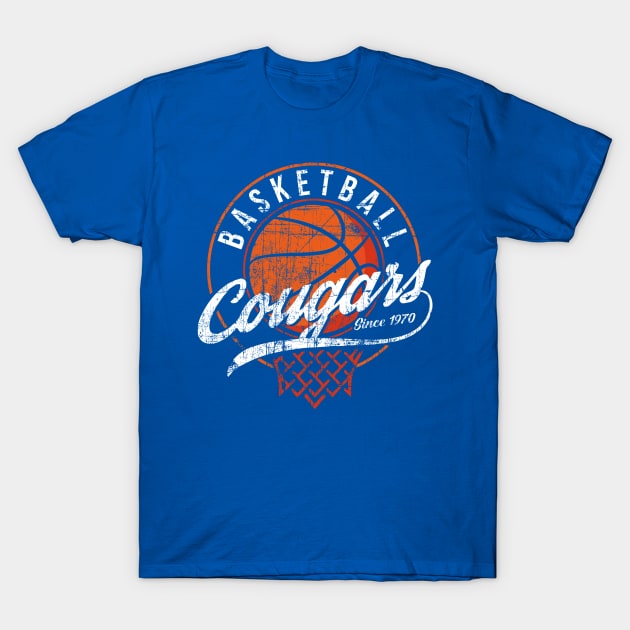 CEC Cougars Basketball T-Shirt by MorlockTees